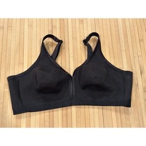 Cacique Women’s Black Knit Lightly Lined No Wire 44D Full Figure Bra